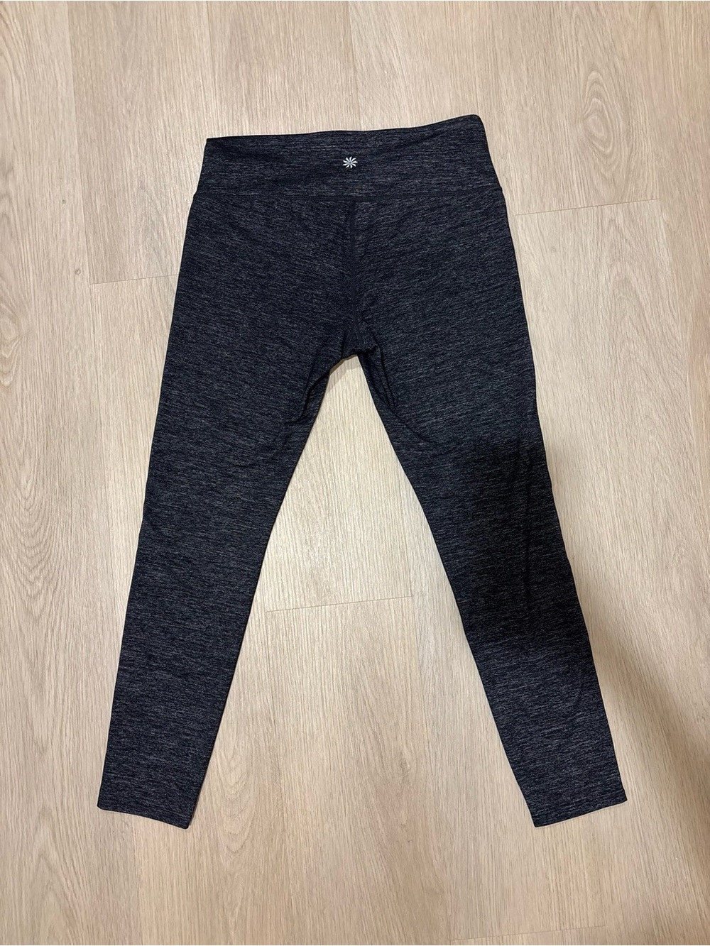Athleta Dark Heather Charcoal Performance Leggings